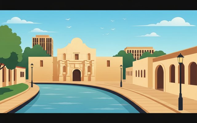 Illustration of San Antonio, TX