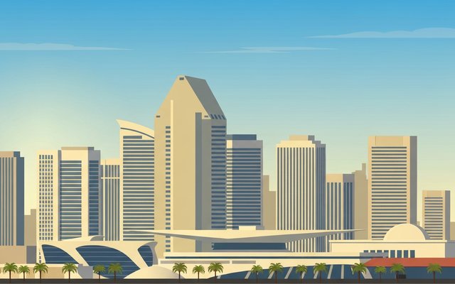 Illustration of San Diego, CA