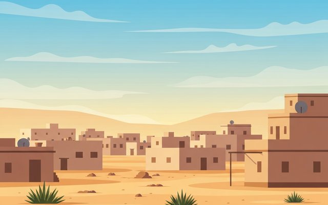 Illustration of Sanaa, Yemen
