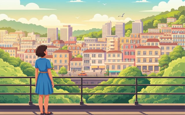 Illustration of Sarajevo, Bosnia and Herzegovina