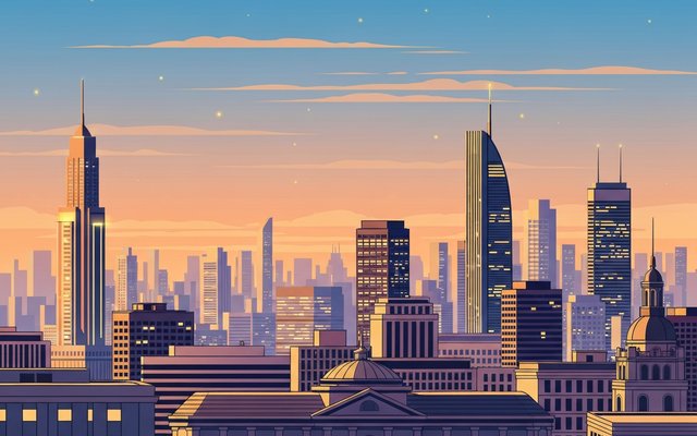 Illustration of Seattle, WA