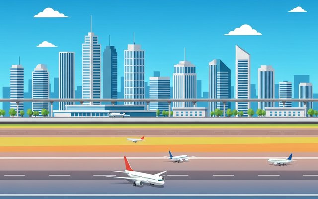 Illustration of Shanghai, China