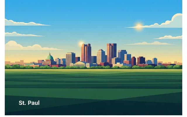 Illustration of St. Paul, MN