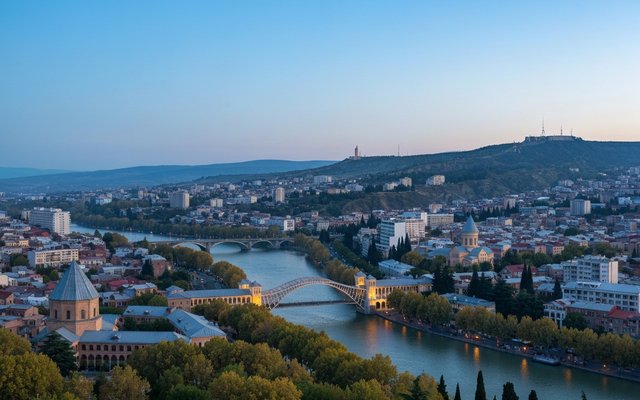 Illustration of Tbilisi, Georgia