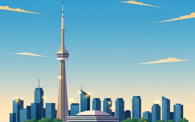 Illustration of Toronto, Canada