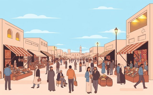 Illustration of Tripoli, Libya