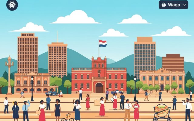 Illustration of Waco, TX