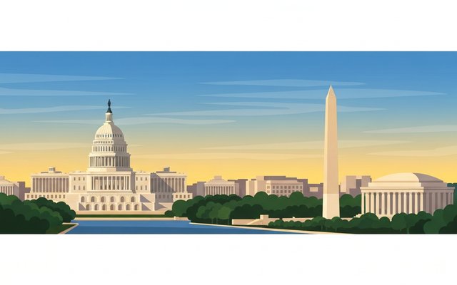 Illustration of Washington, DC