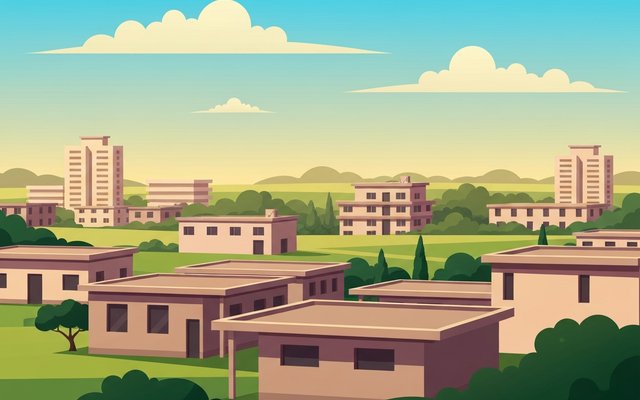 Illustration of Zanzibar City, Tanzania