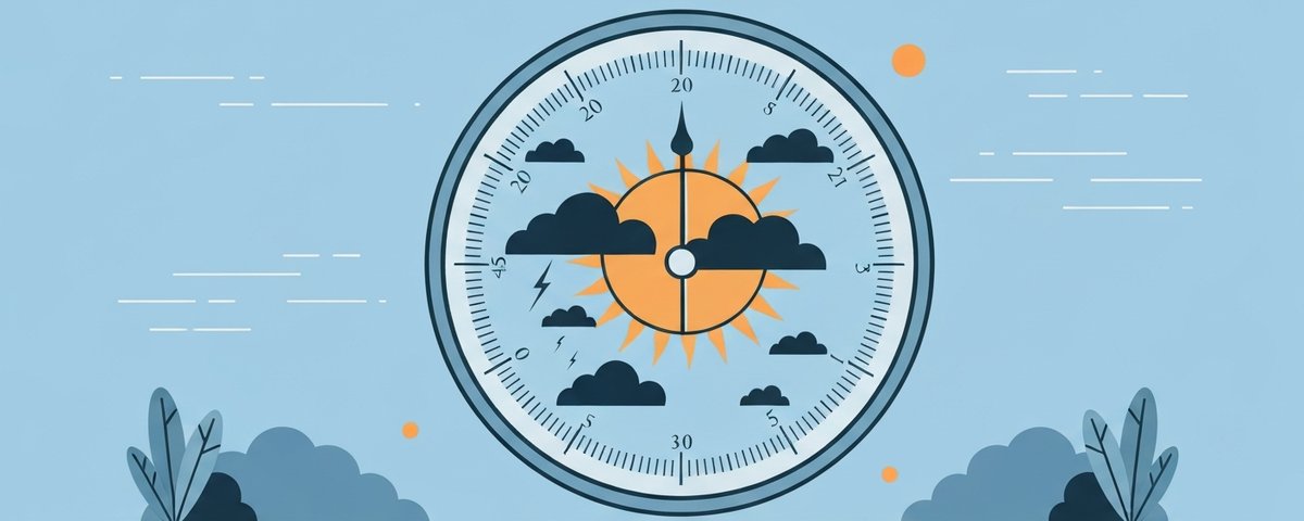 Barometric Pressure and Weather - illustration