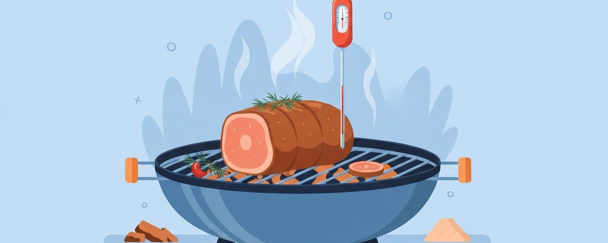 Safe Meat Cooking Temperatures - illustration