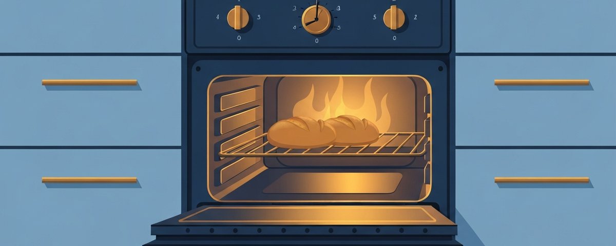 Oven Temperature Conversion Chart - illustration