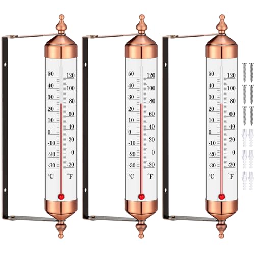 Large Outdoor Double Scales Thermometer