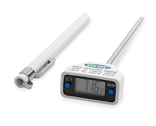 Pocket Thermometer with Swivel Head and 5 Inch Stem